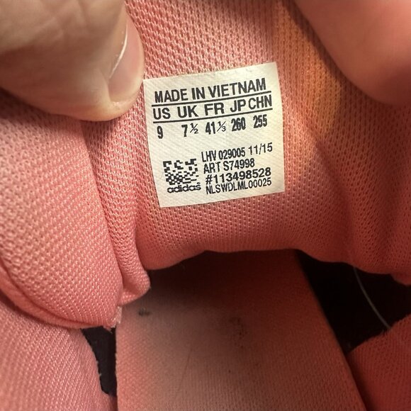 Adidas Extaball Flower High Top Sneakers Womens 9 Shoes Rare Hip Hop S74998 - Picture 11 of 11